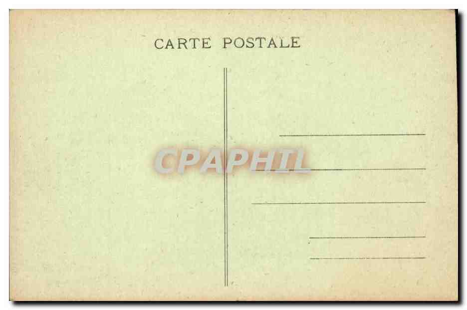 Paris CPA Hotel de ville — Rückseite