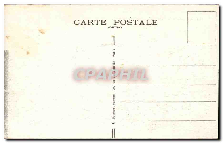 Paris CPA Gare d'Orleans Orsay — Rückseite