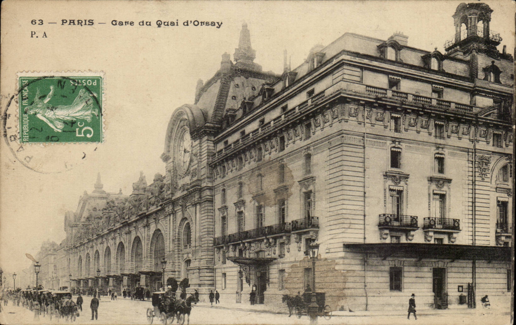 Paris CPA Gare du quai d'Orsay