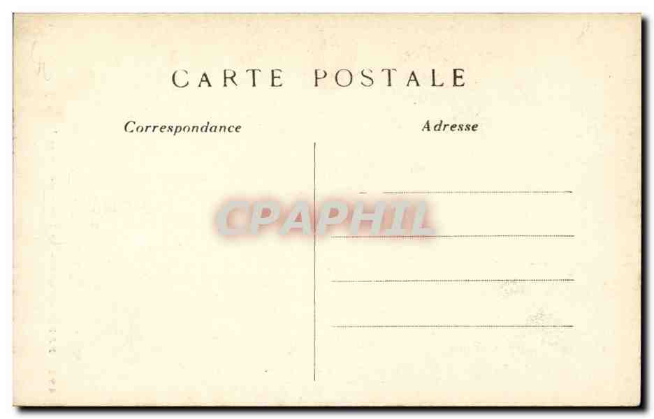 Paris CPA Le jardin du Luxembourg et le Pantheon — Rückseite