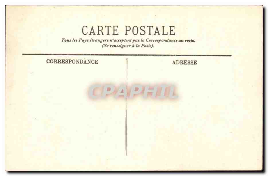 Paris CPA Le Theatre francais — Rückseite