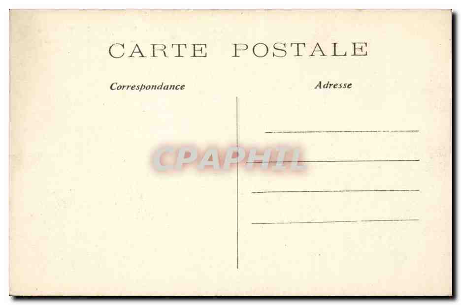 Paris CPA Le Theatre de la comedie francaise — Rückseite