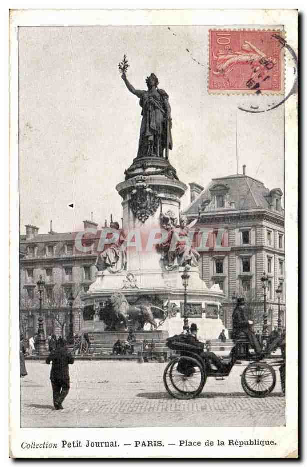Paris CPA Place de la Republique