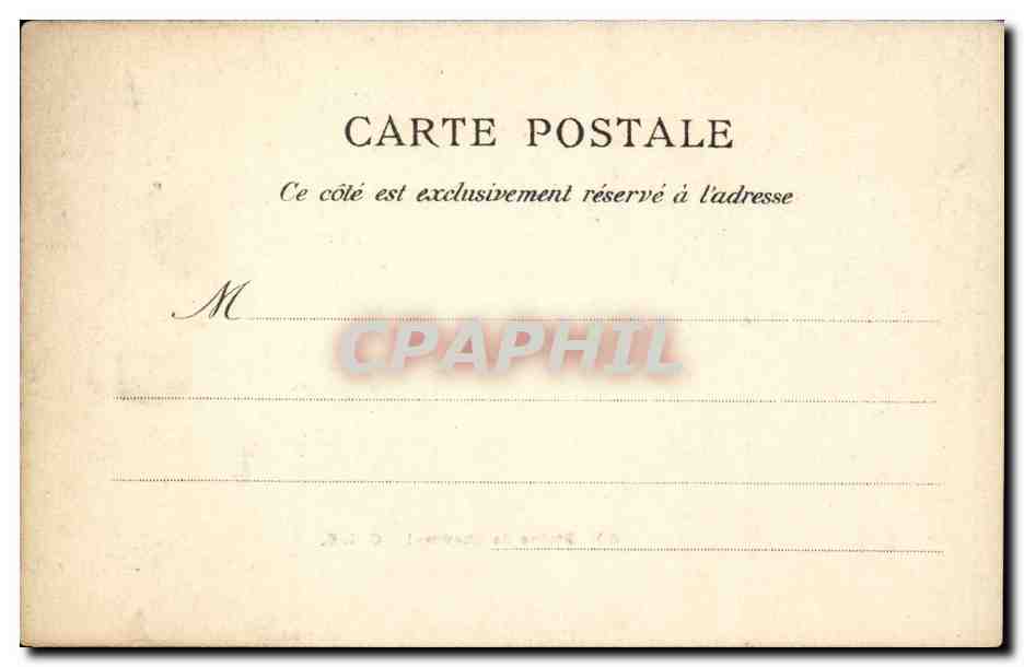 Paris CPA Statue de Chevreul directeur du Museum d'histoire naturelle — Rückseite