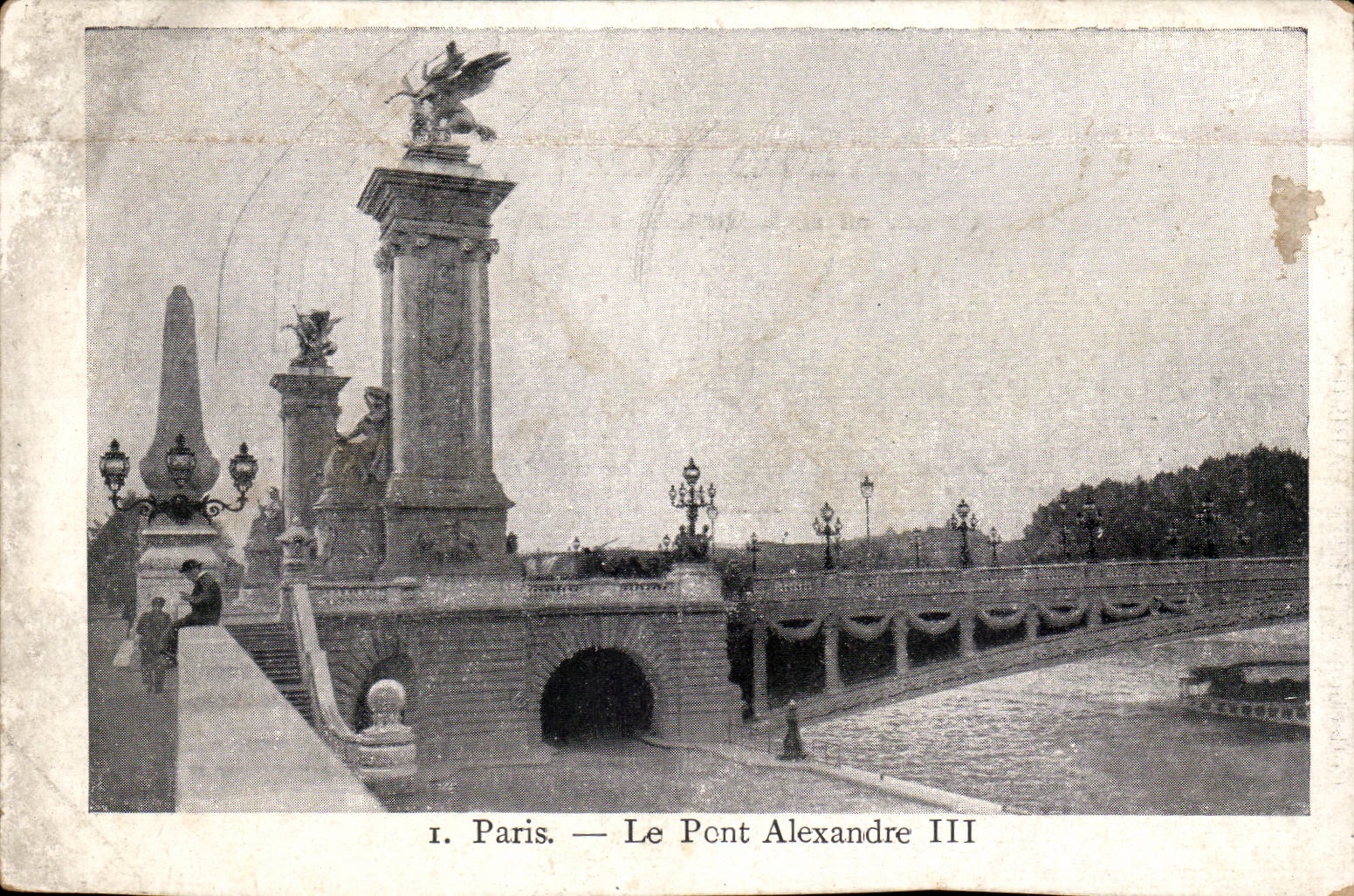 Paris CPA Le pont Alexandre III