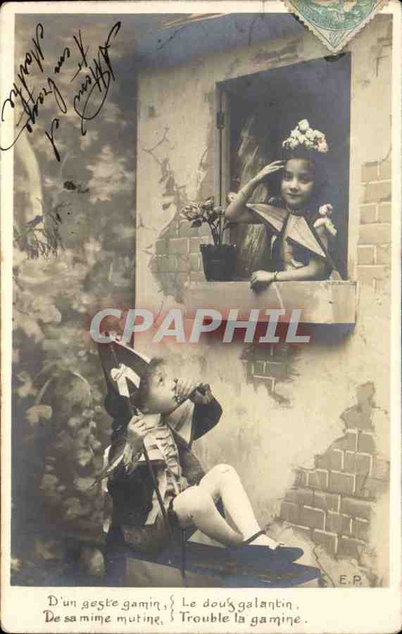 CPA Fantaisie Enfants