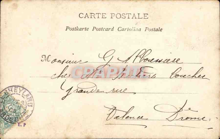 CPA Fantaisie Enfants — Rückseite