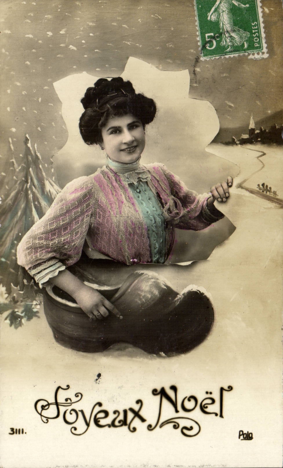 Foyeaux Noël — carte de vœux — Pala, n° 3111