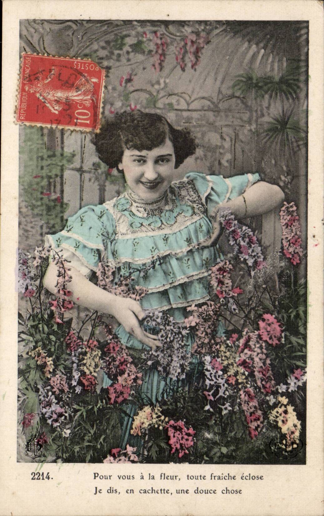 CPA Fantaisie Femme