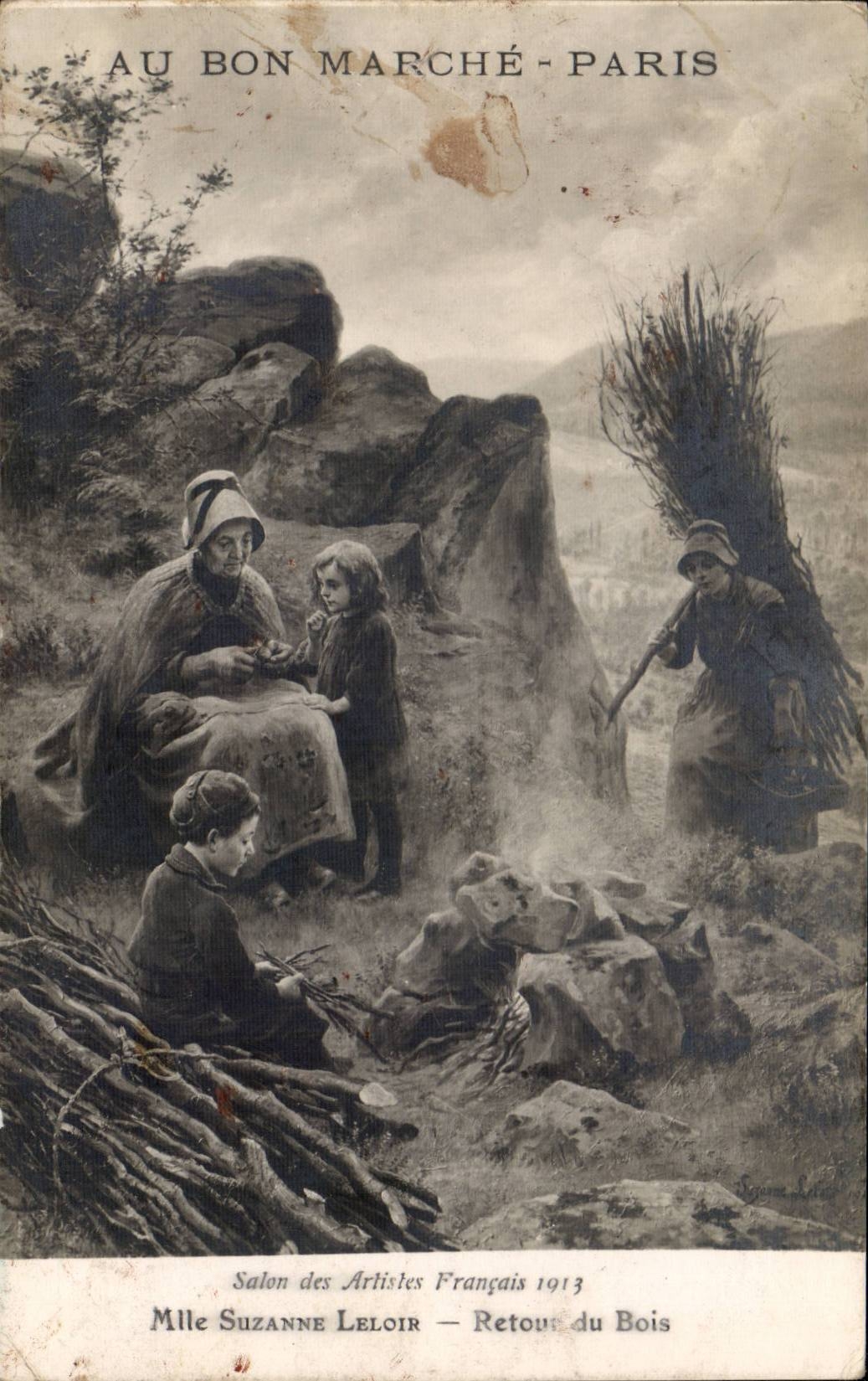 Retour du Bois — Mlle Suzanne Leloir — Salon des Artistes Français 1913