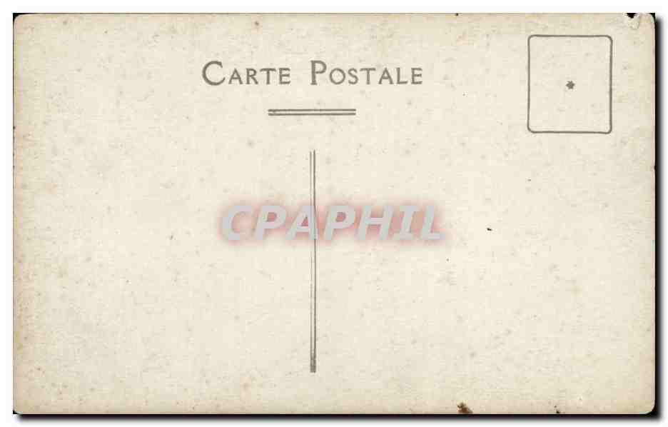 CARTE PHOTO Femme — Verso