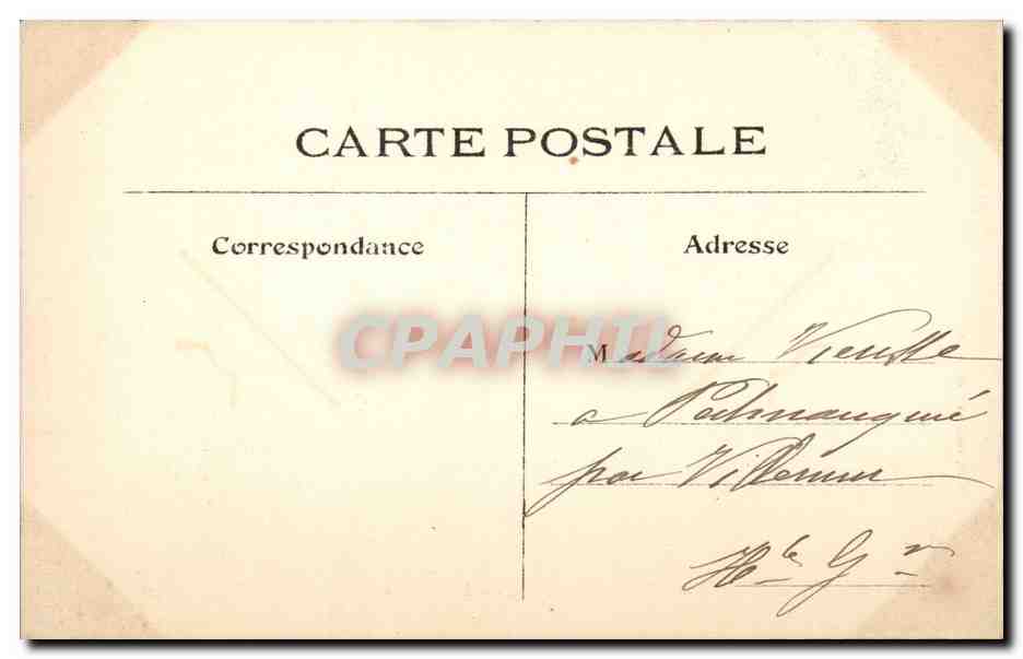Paris CPA Ses squares et ses jardins Square des Batignolles — Rückseite