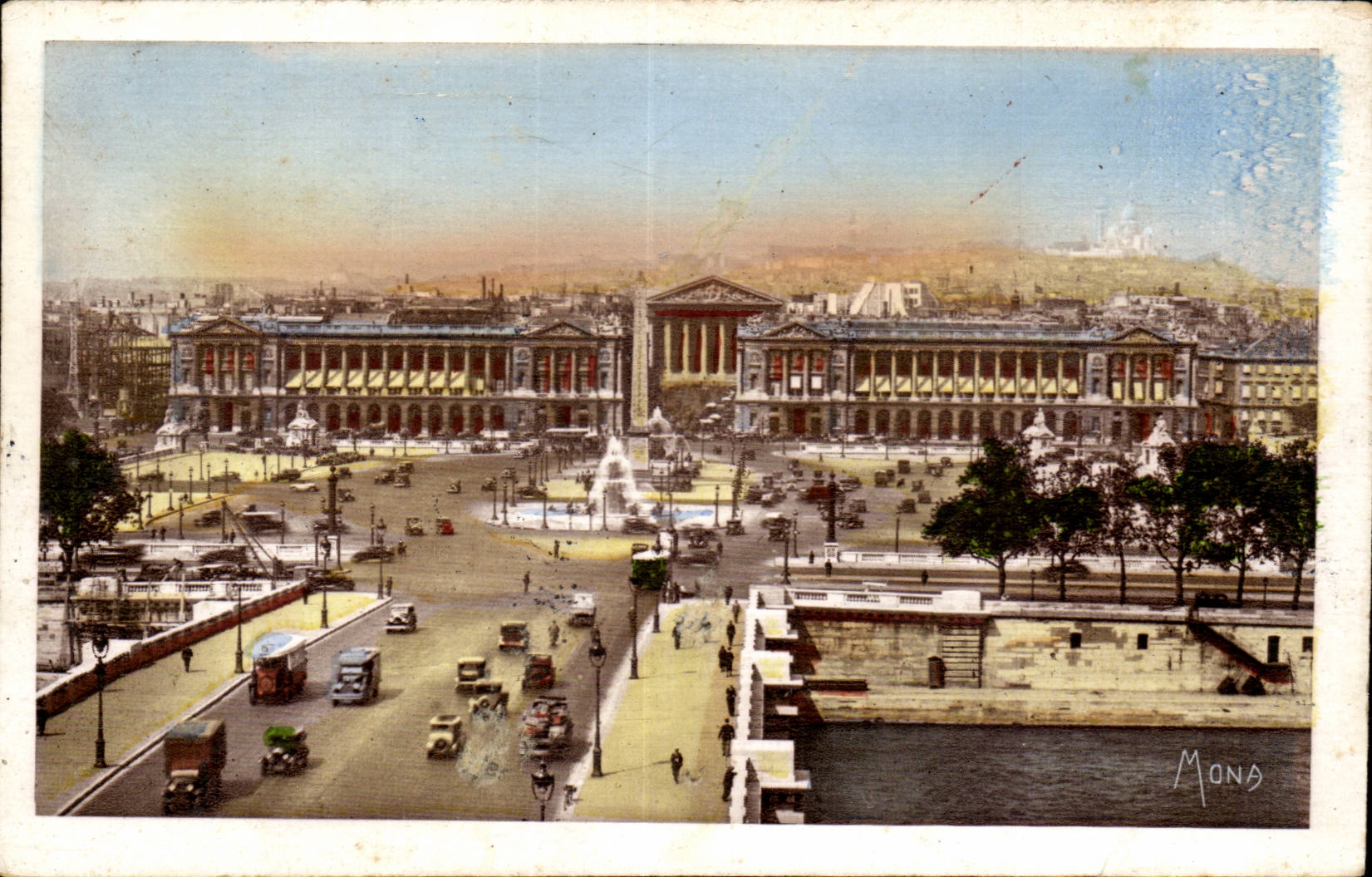 Paris CPA Place de la Concorde Vue prise de la chambre des Deputes