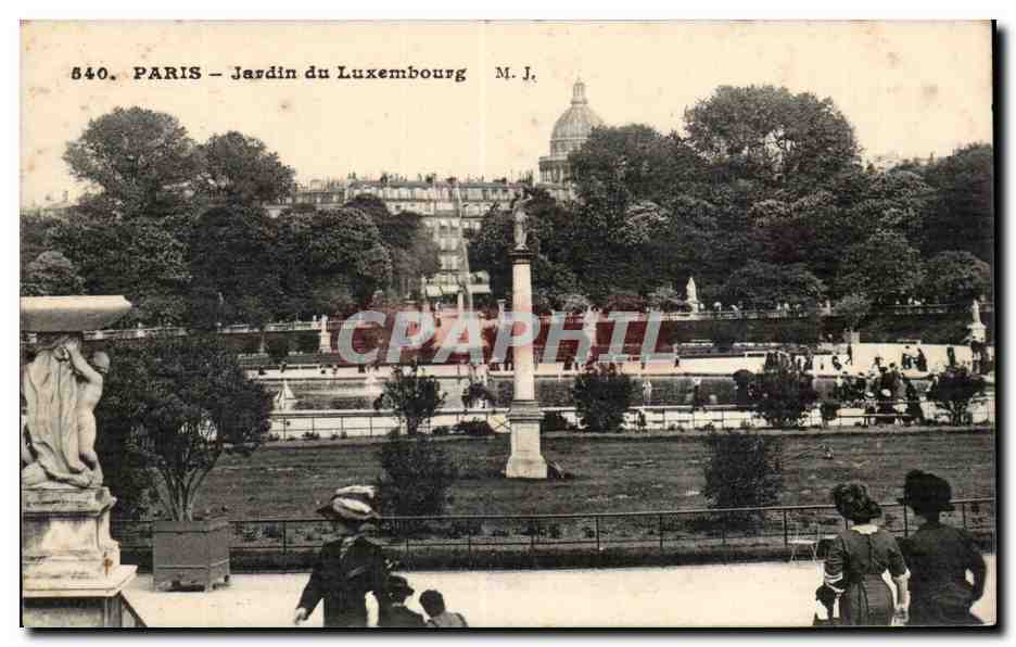Paris CPA Jardin du Luxembourg