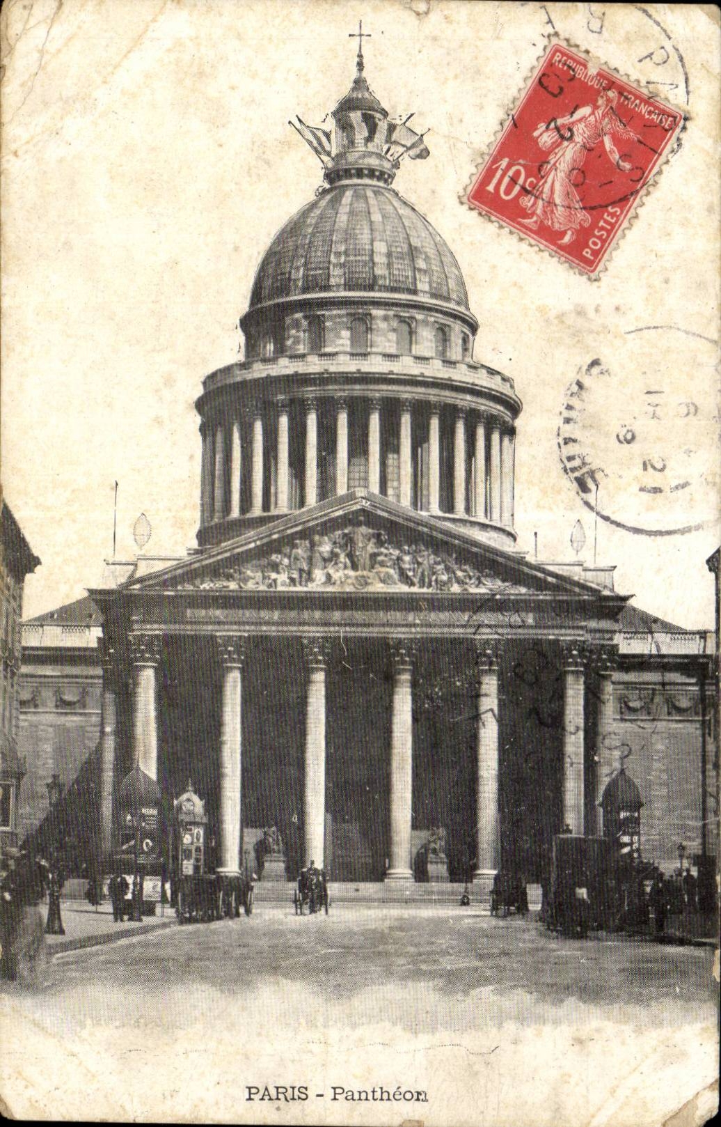 Paris CPA Le Pantheon