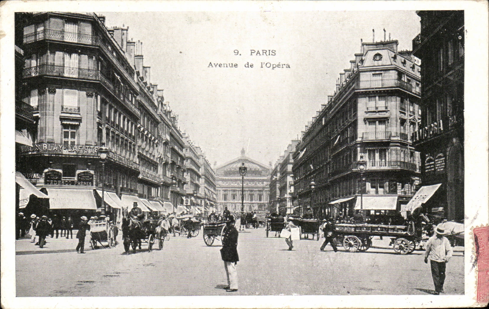 Paris CPA Avenue de l'Opera