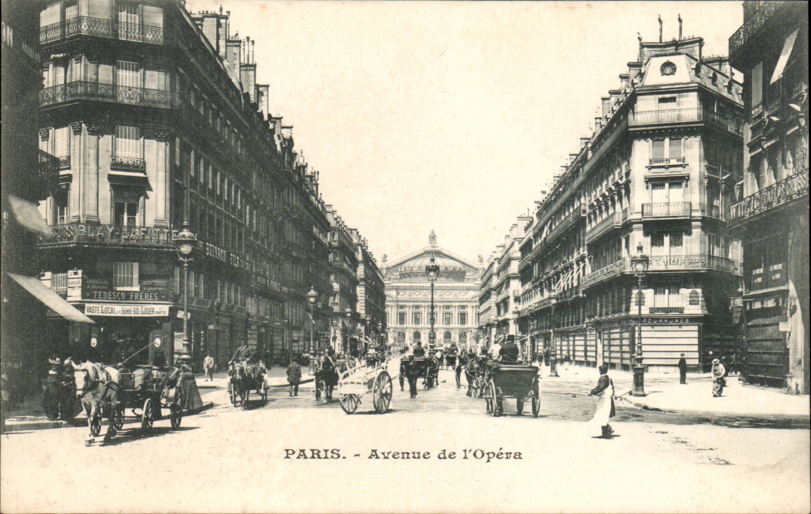 Paris CPA Avenue de l'Opera