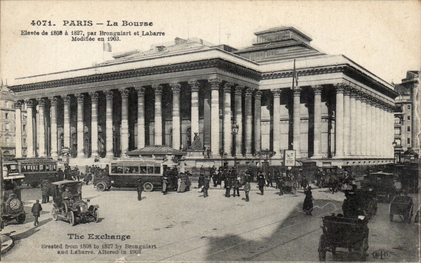 Paris CPA La Bourse 