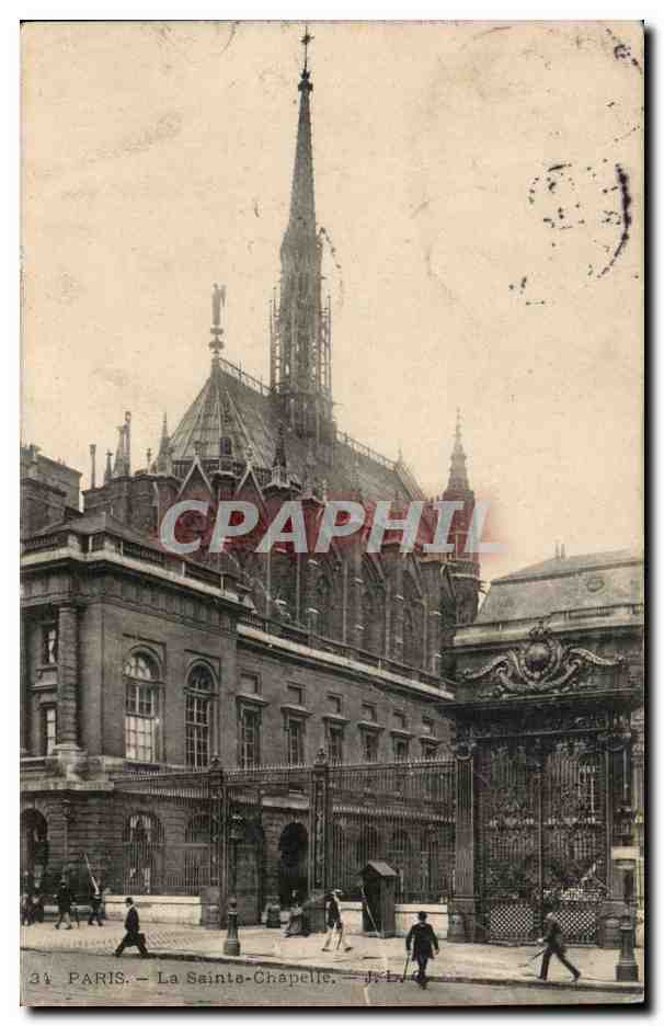 Paris CPA La Sainte Chapelle