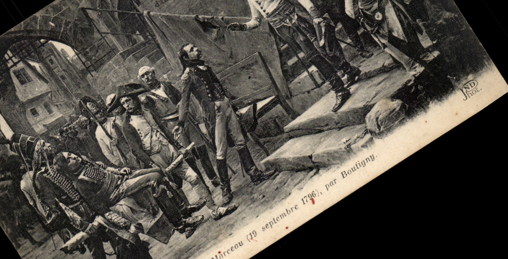 Paris CPA Mort de Marceau (19 septembre 1796) par Boutigny