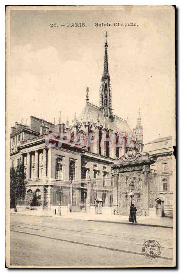 Paris CPA Saint chapelle