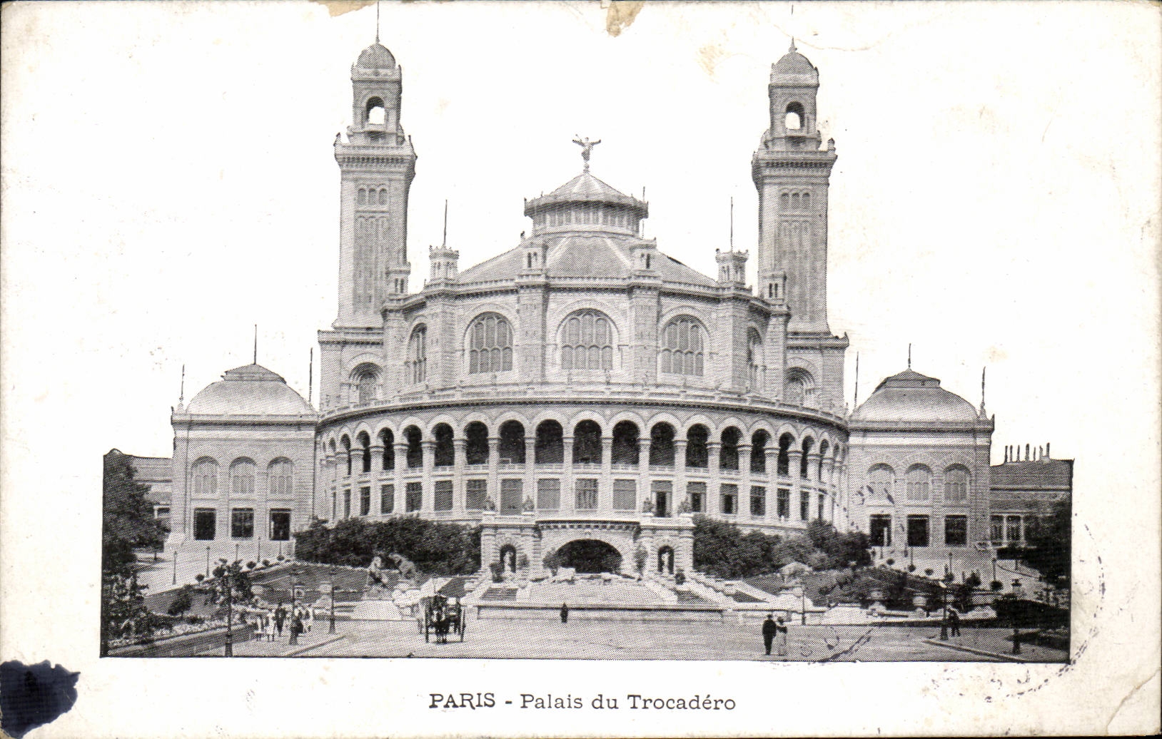 Paris CPA Palais du Trocadero
