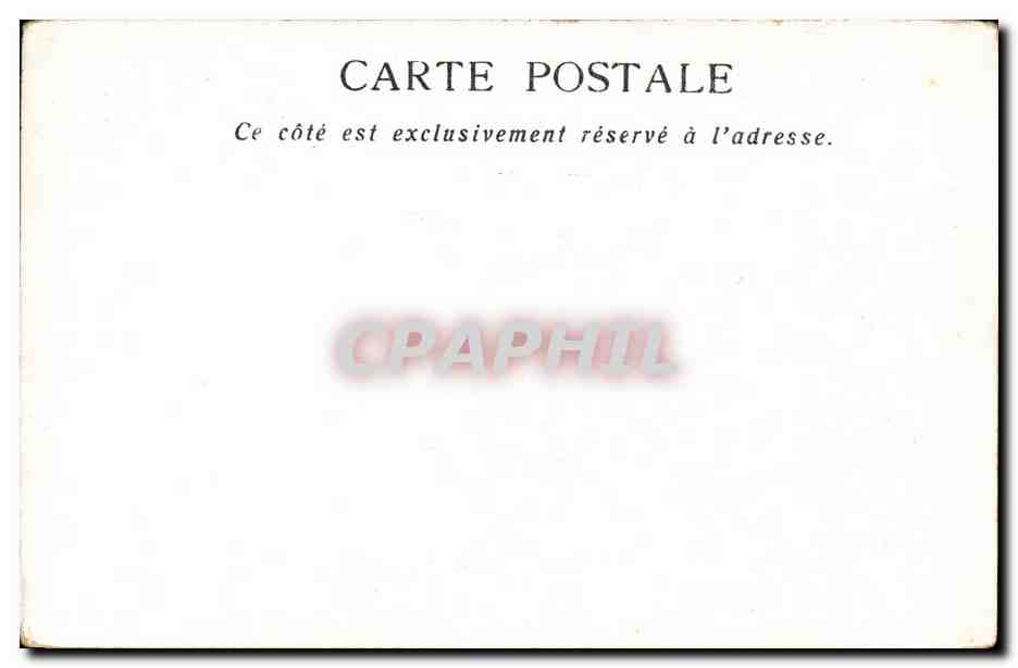 Paris CPA Prefecture de police A La Bergere (bonzel Haubourdin) — Verso