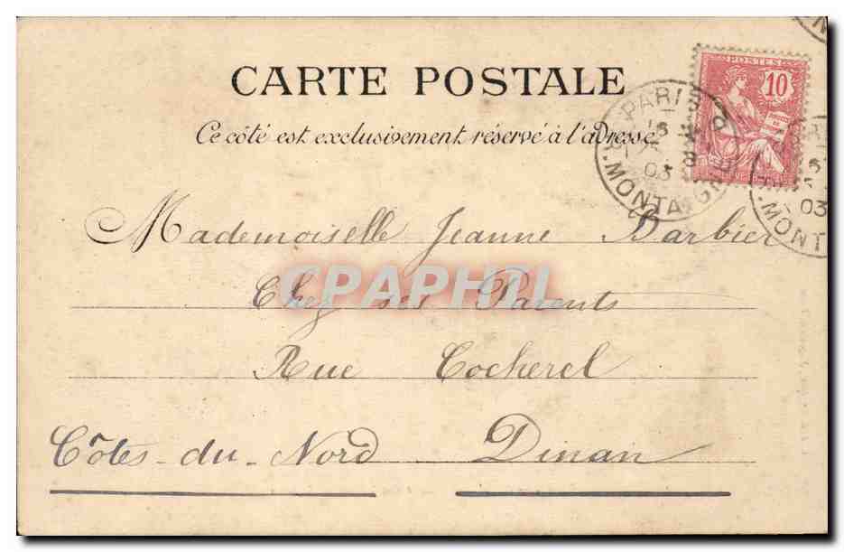 Paris CPA Le Grand Palais des Champs Elysees — Verso