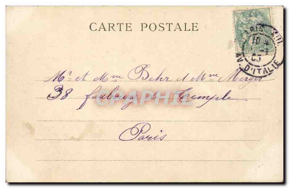 CPA Fantaisie Enfant Bonne Annee Pauline — Rückseite