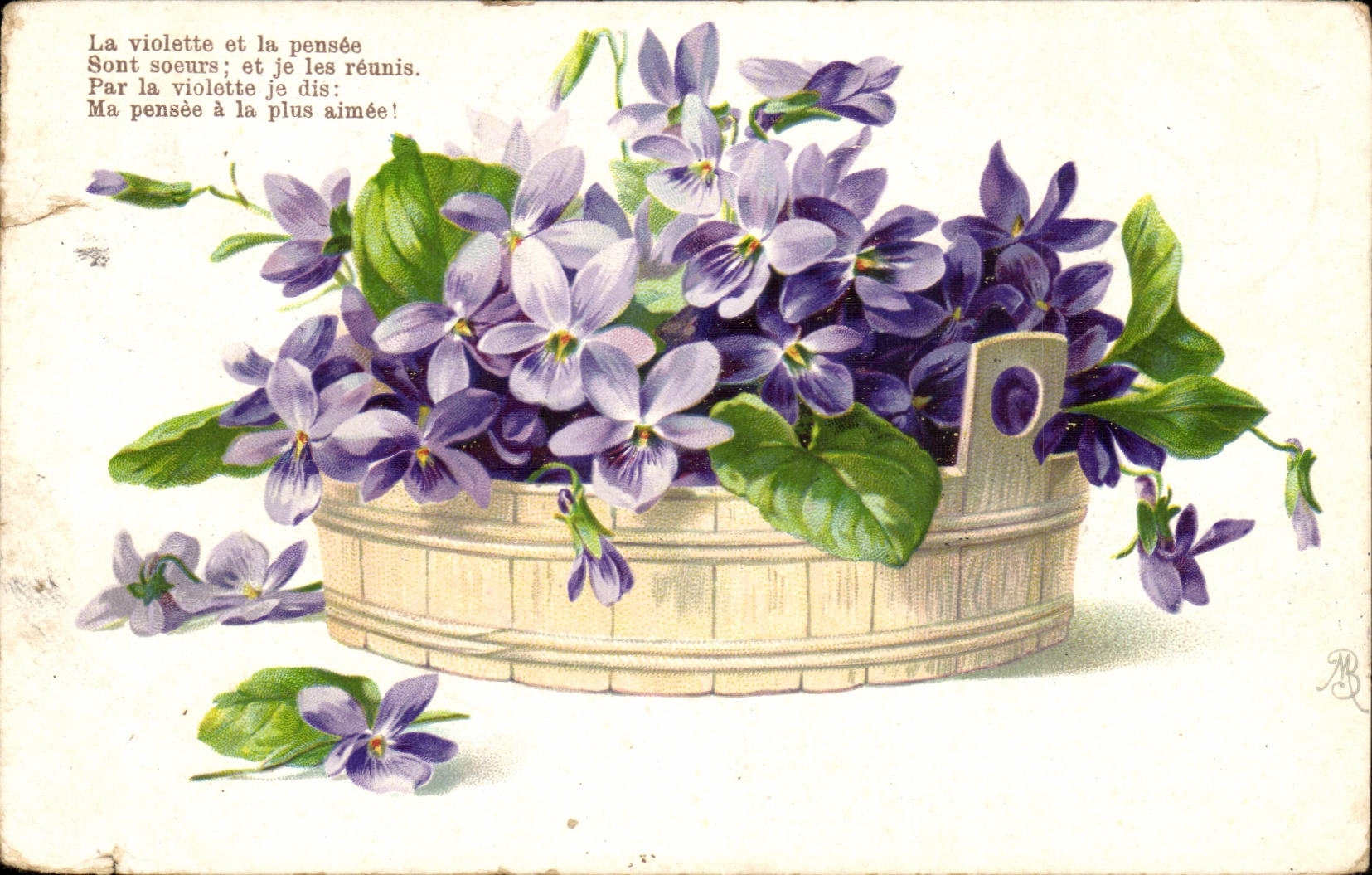CPA Fantaisie Fleurs