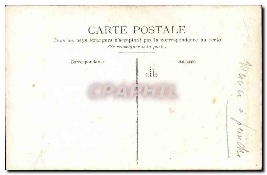 CPA Fantaisie Femme — Verso