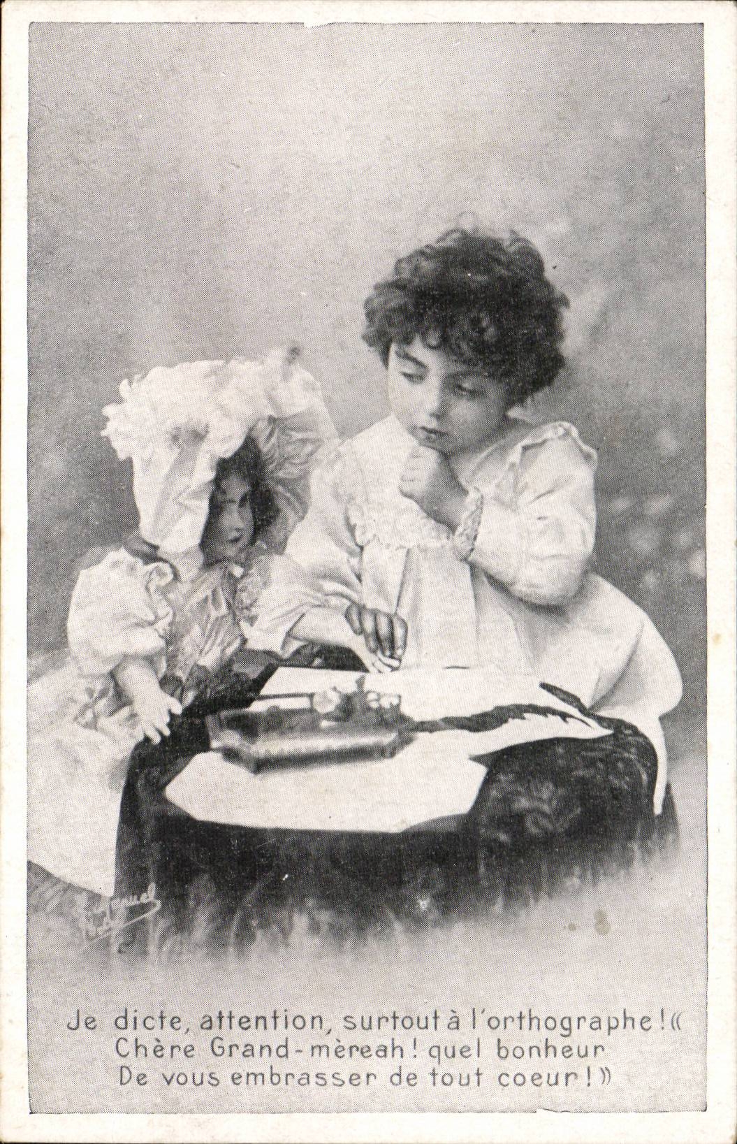 CPA Fantaisie Enfants