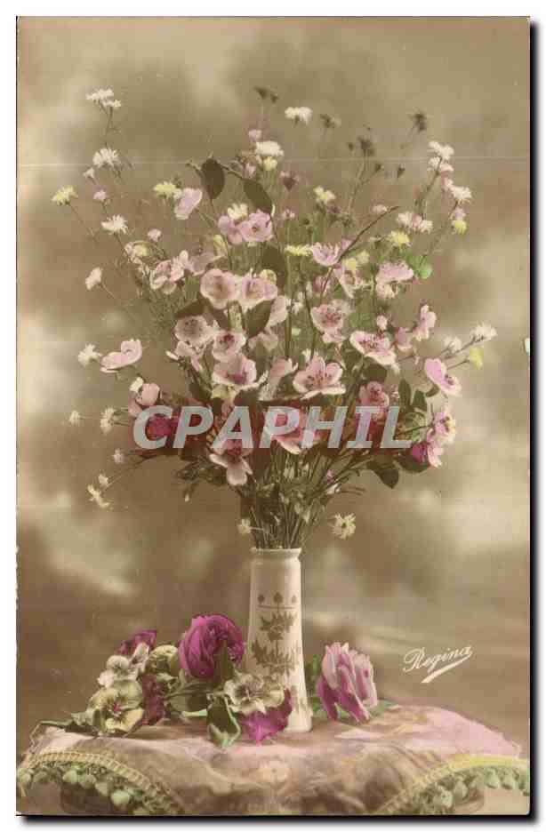 CPA Fantaisie Fleurs 