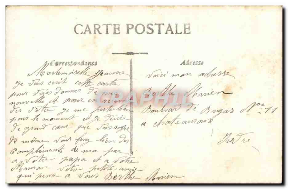 CPA Fantaisie Enfants Anniversaire — Rückseite