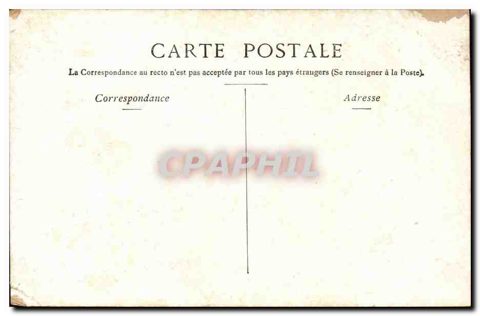 CPA Fantaisie Femme Les amoureux de 1830 — Rückseite
