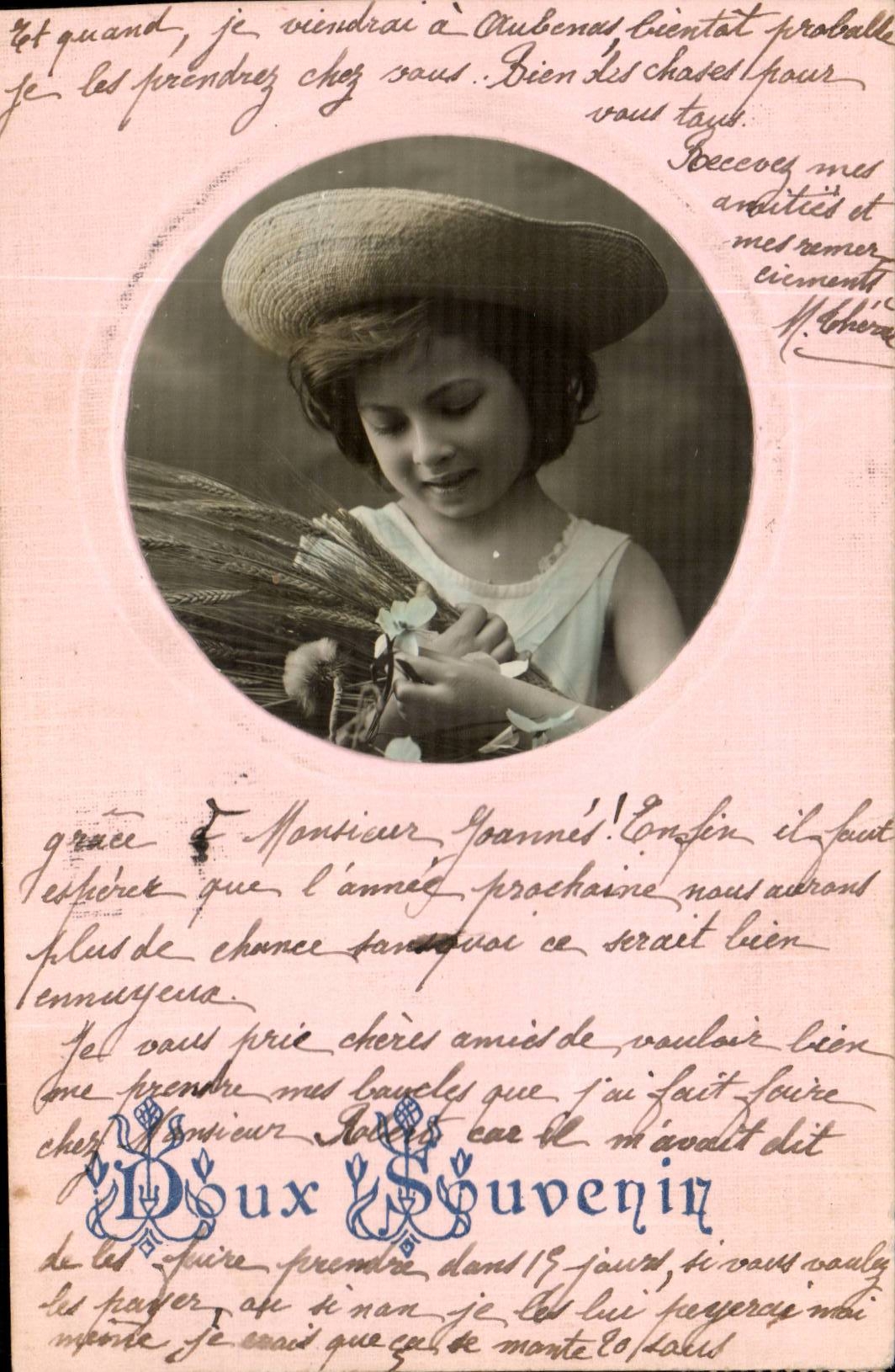 CPA Fantaisie Enfant Doux souvenir