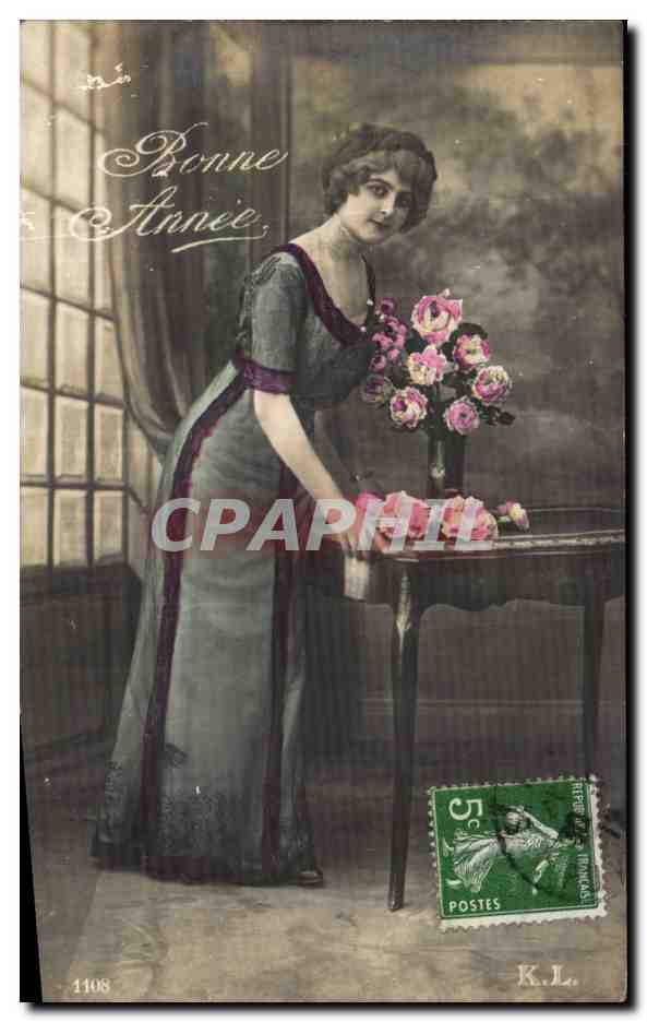 CPA Fantaisie Femme 
