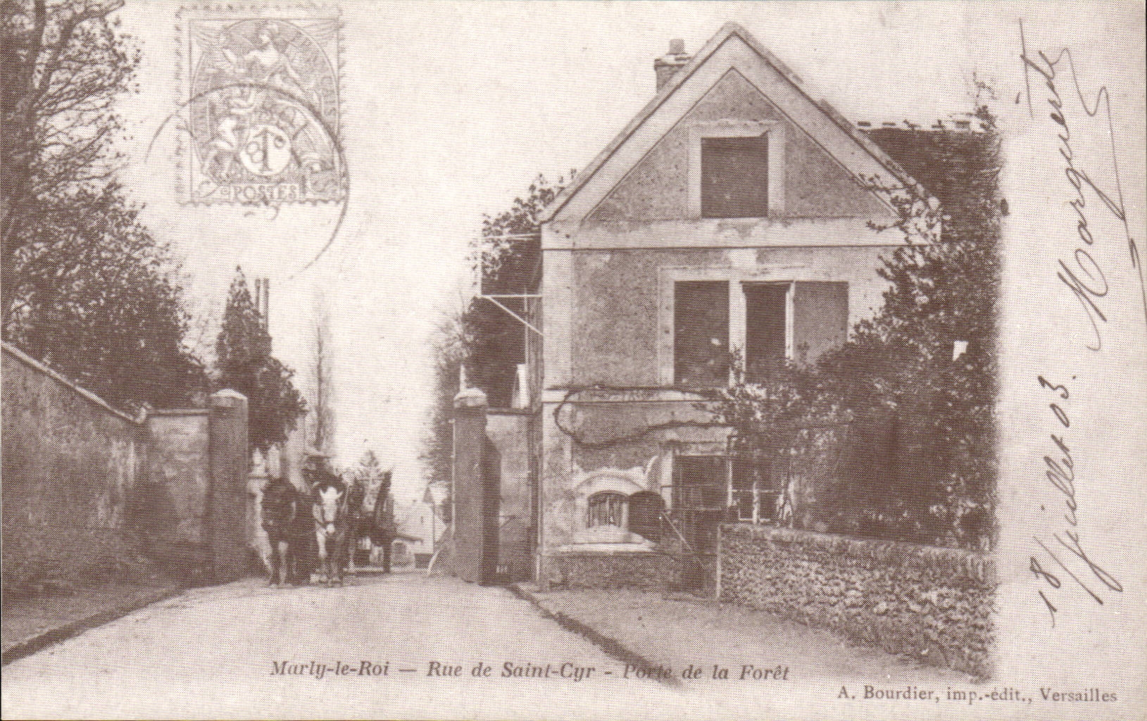 REPRODUCTION Marly le roi Porte de la foret