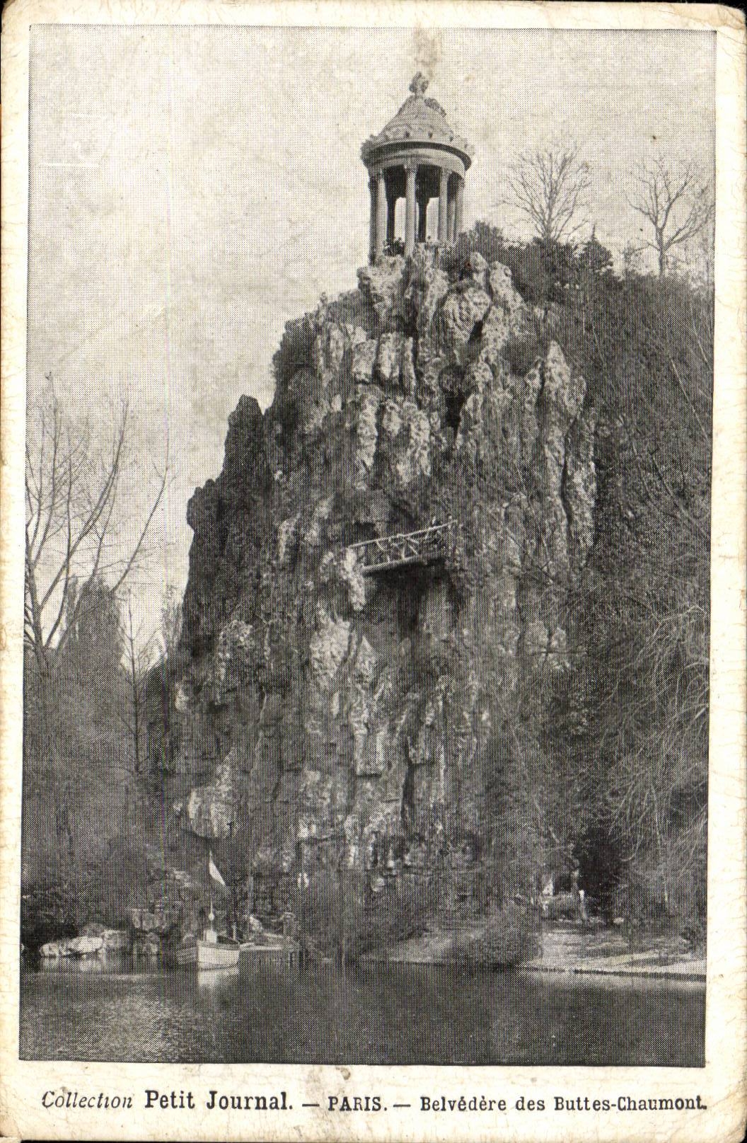Paris CPA Belvedere des Buttes Chaumont