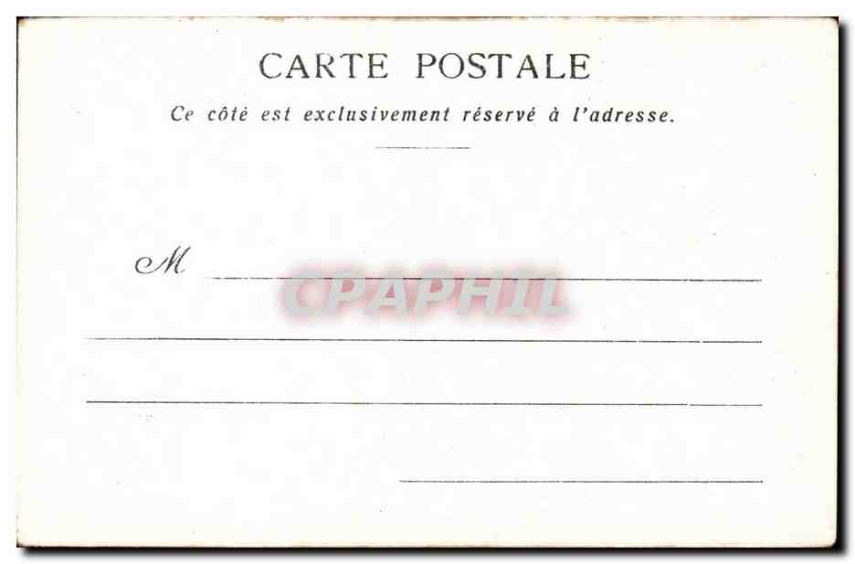 Paris Chicoree a la Bergere CPA Eglise du Val de Grace — Rückseite
