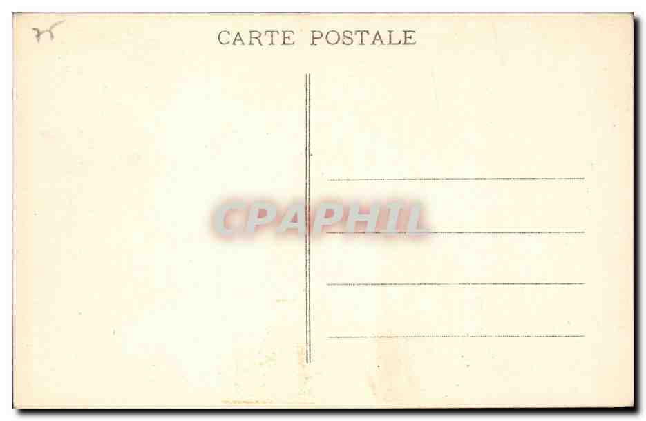 Paris CPA Le Pantheon — Rückseite