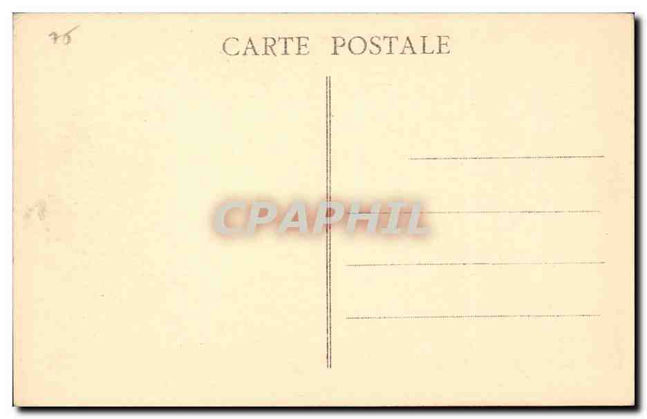 Paris CPA Perspective de la Seine de la Concorde a l'ile Saint Louis — Verso