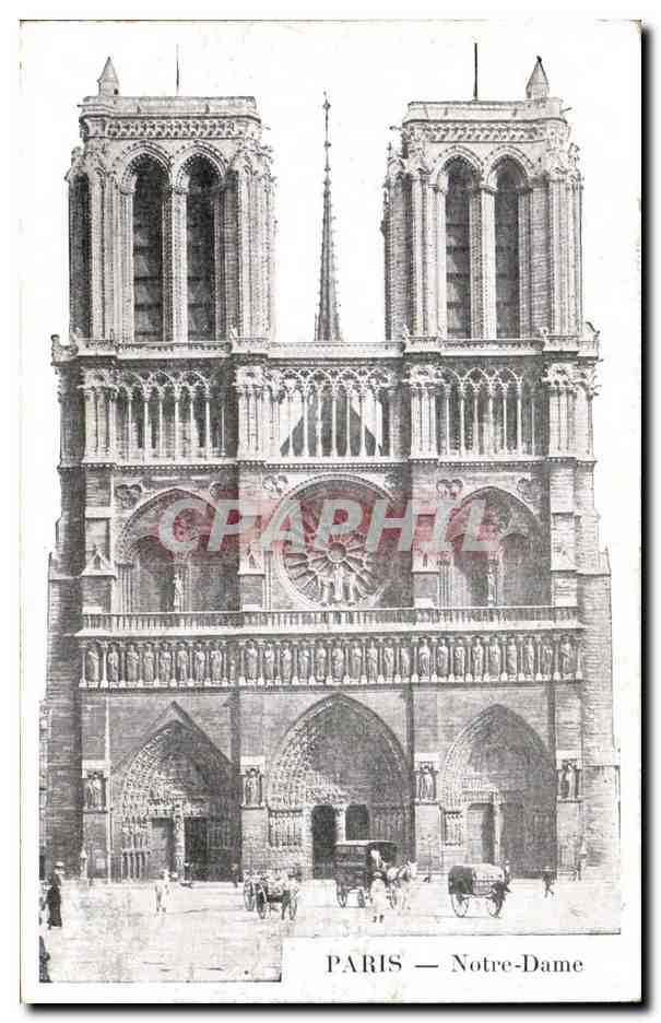 Paris CPA Notre DAme CAthedrale