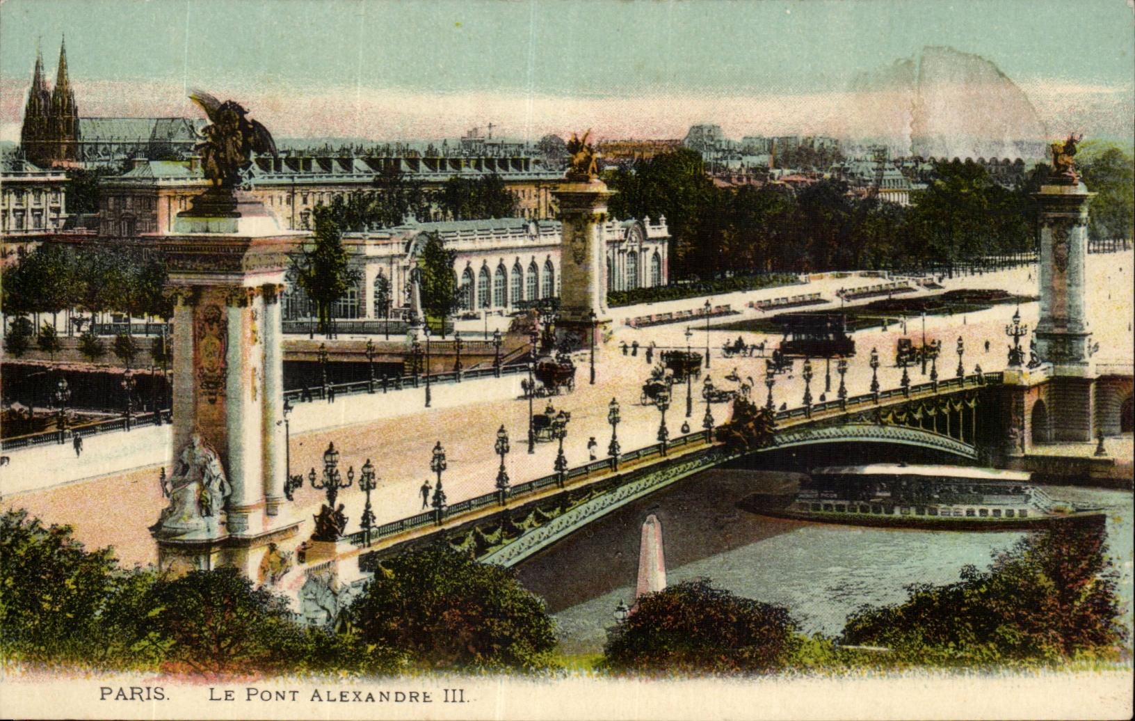 Paris CPA Le pont Alexandre III