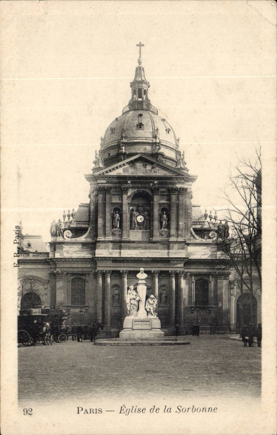 Paris CPA Eglise de la Sorbonne