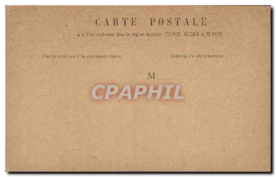 Paris CPA Palais de la legion d'honneur — Verso