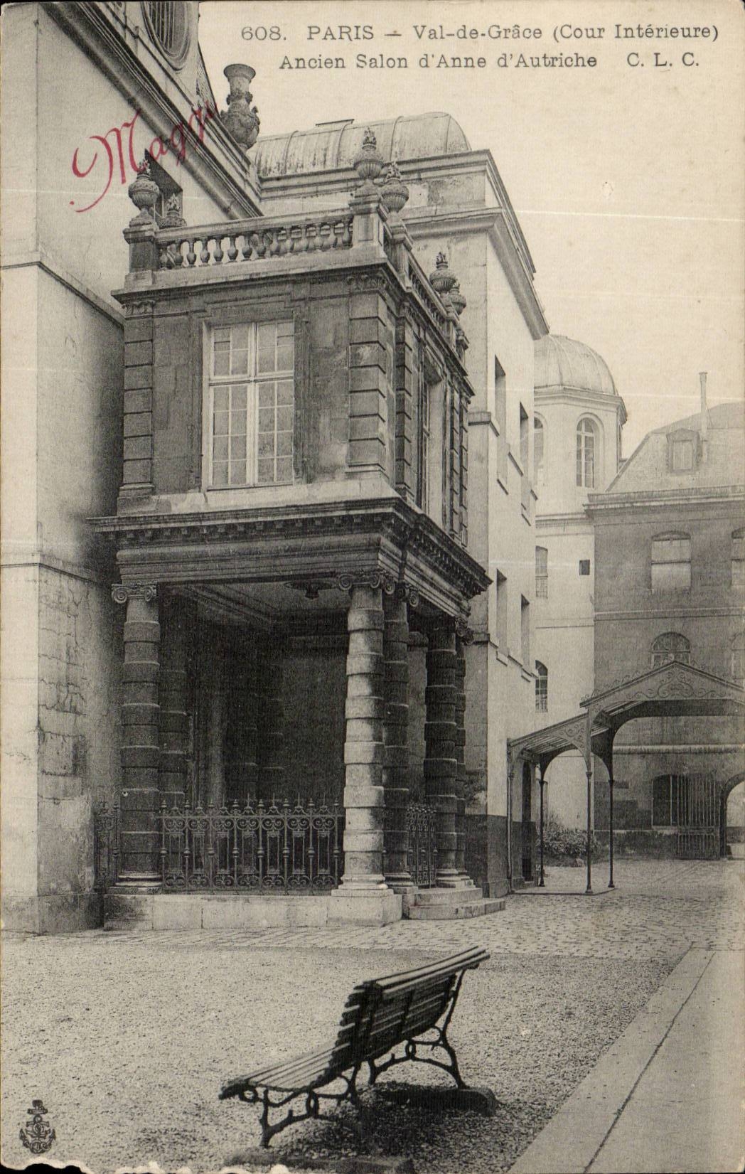 Paris CPA Val de Grace Ancien palais d'Anne d'Autriche (publicite Farine Maggi)