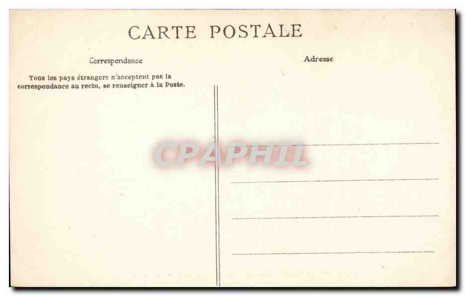 Paris CPA Le triomphe de la republique (Nation) — Rückseite