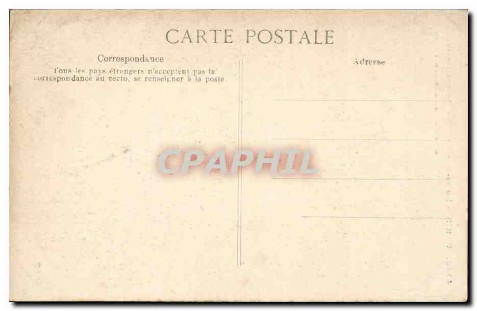 Paris CPA Notre dame Betes d'amortissement a la balustrade des tours — Verso