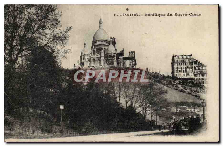 Paris CPA Basilique du SAcre Coeur Montmartre